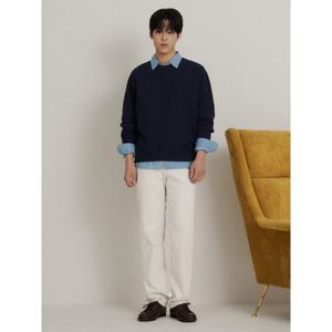 [빈폴멘] 리넨 혼방 옥스포드 스탠다드핏 팬츠 아이보리 (BC6221C060)