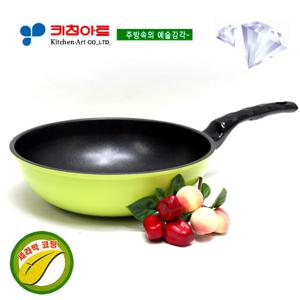 키친아트 아미(AMI)세라믹 다이아코팅 궁중팬28CM