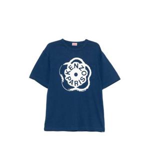 겐조 반팔 티셔츠 FG55TS2044SK 75 DEEP SEA BLUE