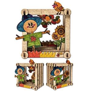 MDF 만들기대장 MDF입체액자-허수아비