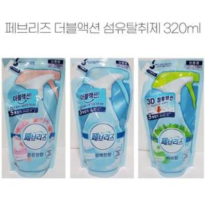 청결 페브리즈 더블액션 섬유탈취제 4가지향 (리필) 320ml