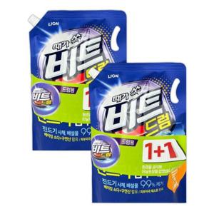빨래비누 비트 액체세제 일반용 리필 X 2입 -O 1.6kg