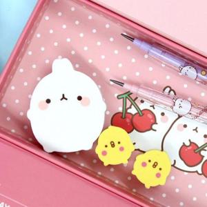 [문구] 몰랑 캐릭터 지우개세트 랜덤-24EA