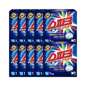 애경산업 스파크 1kg x 10개입 가루세제 세탁세제