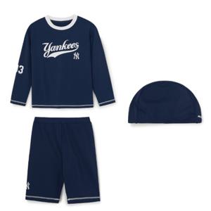 [엠엘비키즈] MLB 키즈 스포티브 티셔츠 래쉬가드 레깅스 세트(7ASWB0263-50NYS) 7ASWB0263