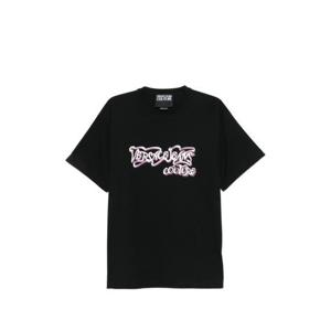 베르사체 반팔 티셔츠 80GAHD08 CJ01Z 899 BLACK