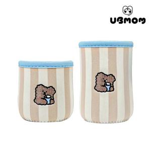 [유비맘]유비맘 빨대컵 보온보냉커버(초코몽이)