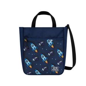 [빅토리아앤프렌즈]초등학생 보조가방 얼쓰 글리터 스퀘어_로켓  / V24B02-ROCT-P