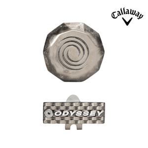 캘러웨이 2026 오디세이 로고 골프공 볼마커 실버