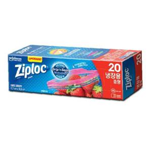 지퍼락 더블지퍼백 냉장용 중형 20매