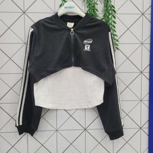 [에꼴리에]볼레로 집업 점퍼 24PT781_GN