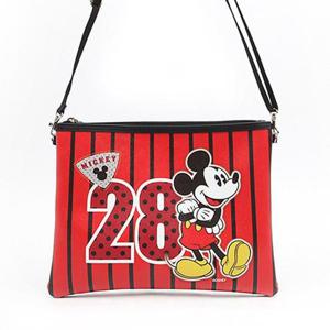 미키 스트라이프 클러치 어깨걸이(레드)