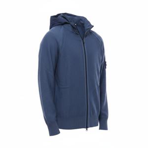 스톤아일랜드 남성 와펜 패치 집업 니트 (8015503B0 V0024 24S)