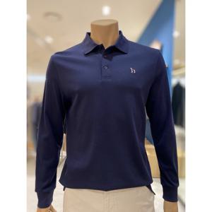 [헤지스 남성] 인터록 긴팔 폴로 셔츠 (HZTS5F302N2) HZTS5F302