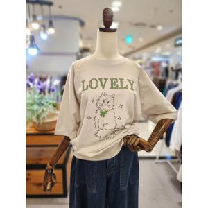 스테파니 세이브존01 러블리캣 레글런 티셔츠 A26TS6208