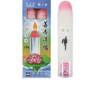 [JED] 고급 기도 양초 초 2P 선향 촛불 제사 특3호 소원