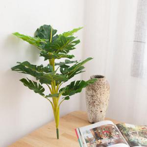 아트박스/플라워트리 몬스테라 조화 녹색 식물 부쉬 70cm 조경