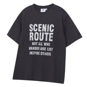 [지프]남여공용) 레터링 프린트 반팔 티셔츠 2RT205