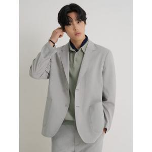 [빈폴멘] 젠틀테크 셋업 컴포트핏 재킷  라이트 그레이 (BC6311C652)