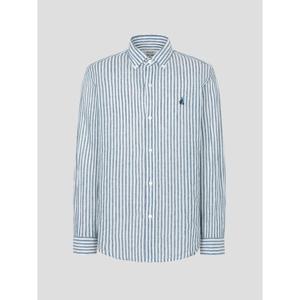 [빈폴멘] 리넨 스트라이프 셔츠  그린 (BC6364C21M)