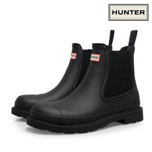 헌터 남성 첼시 코만도 부츠 블랙 MFS9016RMA-BLK