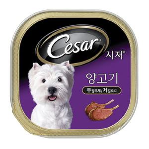 시저 강아지캔 1세이상 양고기 100G