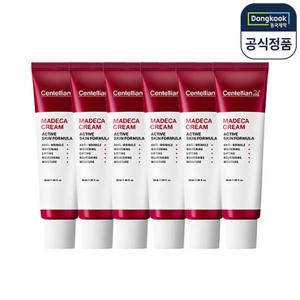 동국제약 센텔리안24 마데카크림 액티브 스킨 포뮬러 50ml 6개 미백 주름 기능성 피부노화 탄력 진정 항산화 콜라겐 흡수 광채 리프팅 기미 더마케어 안티에이징