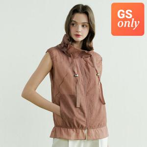 TAGME 시스루 페플럼 썸머 후드 베스트 4종 택 1