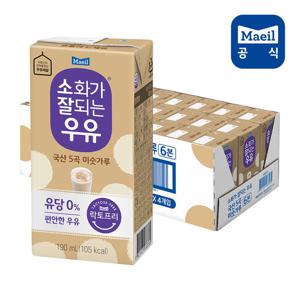 소화가잘되는우유 미숫가루 190ML 24팩