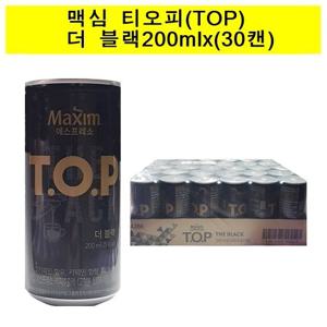 [동서]맥심 티오피TOP 더블랙 200mlx(30캔)/커피/캔커피