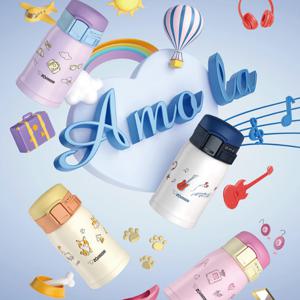 조지루시 미니 원터치 보온보냉병 SM-SP24 유치원 초등학생 물병