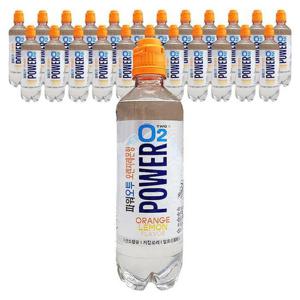 농심 파워오투 오렌지레몬 500ml x  24PET