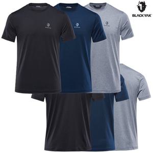 [블랙야크] 공용 라운드 반팔 티셔츠 3PACK B트리플5라운드S (1BYTSS4903) 1BYTSS4903