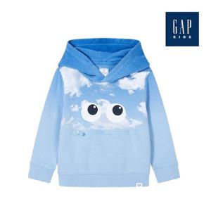 [갭키즈]래픽 포인트 후드 티셔츠(824559-00-9_BL)