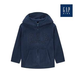 [갭키즈]자수 로고 플리스 후드 집업(734900-00-9_NY)