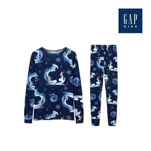 [갭키즈]엘사 프린트 실내복 상하의 세트(725927-00-9_NY)