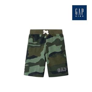 [갭키즈]카모플라쥬 패턴 로고 쇼츠(877242-00-9_GN)