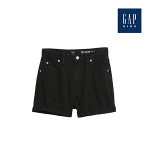 [갭키즈]다트 디테일 롤업 데님 쇼츠(870992-00-9_BK)