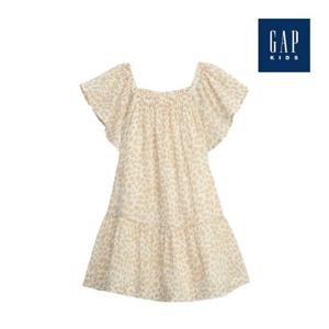[갭키즈]링클 레오파드 플러터 원피스(874390-00-9_LBE)
