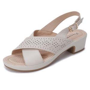 [금강제화]프리웨이 여성 캐주얼 펀칭 샌들 RICSAC4506WFREG9