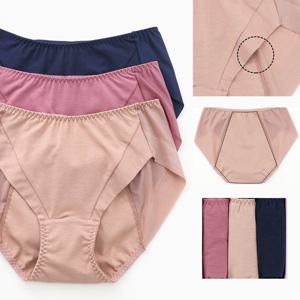 제임스딘 여성 생리팬티 샘방지 위생팬티 면스판 노라인 3매입