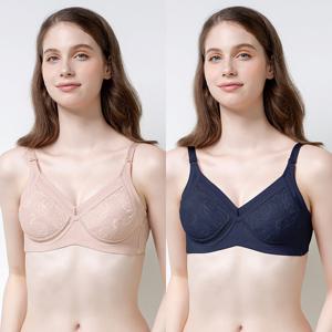 제임스딘 빅사이즈 B C D E컵 풀커버 홑겹 레이스 브라 JHWBA038