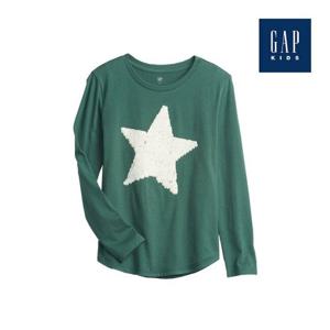 [갭키즈]인터랙티브 스타 플리피 티셔츠(756336-01-9_GN)