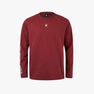 [스파이더] 공용 유로스포츠 레터링 로고 루즈핏 긴팔 티셔츠 SPIFCNRL341UBGD