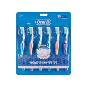 오랄비 후레쉬클린40모 칫솔(6개입) 섬세한칫솔모 고급