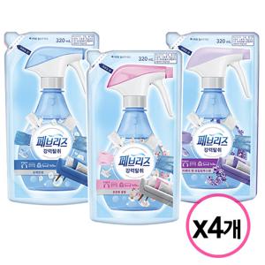 페브리즈 섬유탈취제 리필 320ml 4개 택1