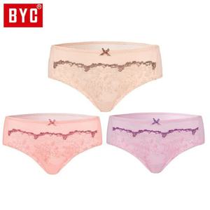BYC 여성 미디 3매입 삼각팬티 DOLR2010