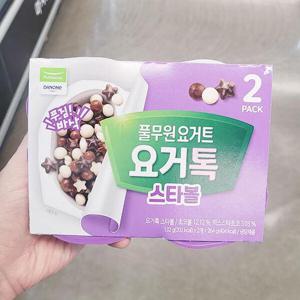[에이알비티] 풀무원 요거톡 스타볼 132g x 2개 89789