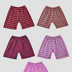 여성 체크 5부 파자마 가족잠옷 부드러운촉감 선물