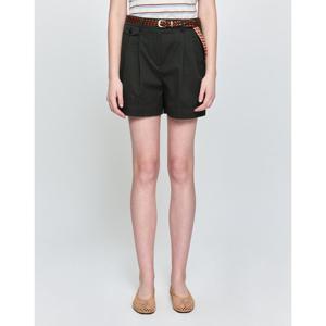 헤지스 여성 25SS 쇼츠다크그린 숏 치노 팬츠 HSPA5BL72E3